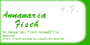 annamaria fisch business card